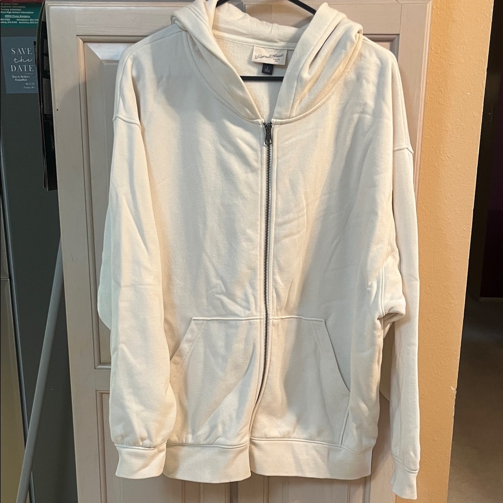 Universal Thread Off-White Zip-Up Jacket Nwot - image 1